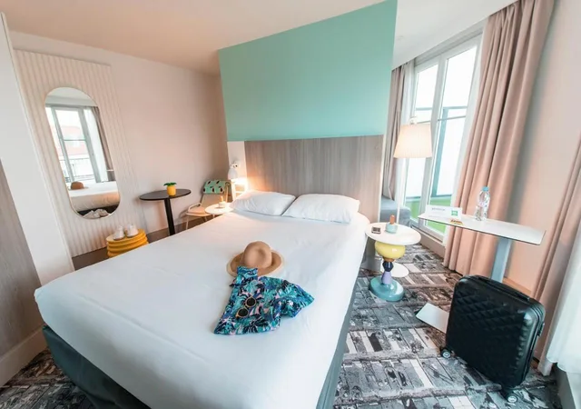 غرفة بسرير كوين بإطلالة على المدينة بشرفة، Ibis Styles Nice Centre Gare 6/10