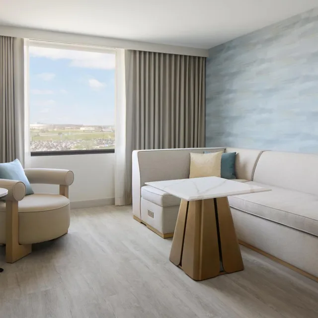 غرفة ركنية بسرير كينج، Toronto Airport Marriott 3/10