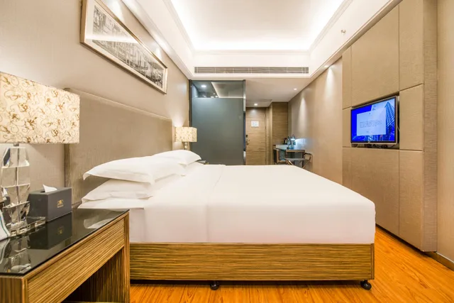 غرفة كومفورت بسرير كوين، La Perle International Hotel 3/3