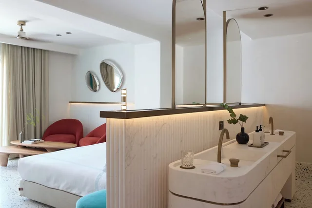 غرفة بريميوم بسرير كينج، Nammos Hotel Mykonos & Villas 9/9