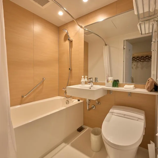 غرفة قياسية بسريرين منفصلين مع دخول الصالة، Hotel INTERGATE KANAZAWA 2/3