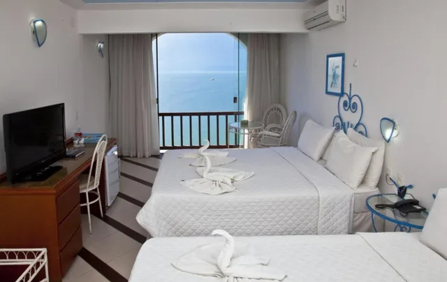 غرفة ديلوكس بإطلالة على البحر، Colonna Park Hotel 4/8