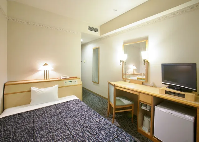 غرفة قياسية بسرير مزدوج للمدخنين، Yamagata Nanokamachi Washington Hotel 1/2