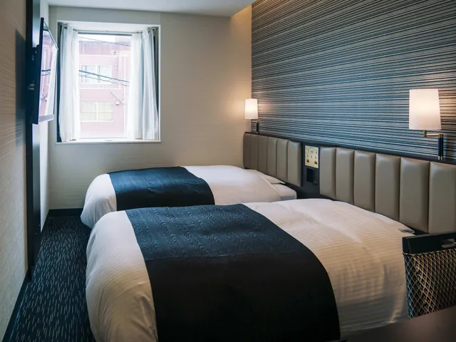 غرفة بسريرين منفصلين للمدخنين، Apa Hotel Miyazaki Nobeoka Ekiminami 2/6