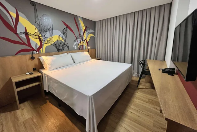 غرفة سوبيريور بسرير كوين، Ramada Encore by Wyndham Ponta Grossa 2/2