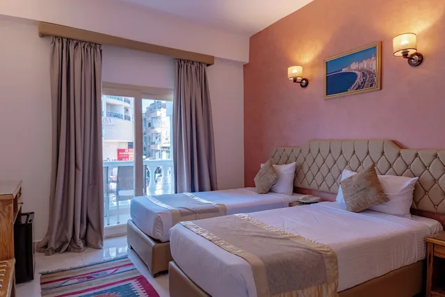 غرفة عائلية بسرير مزدوج مع أريكة، MinaMark Beach Resort & SPA for families & couples only 1/6