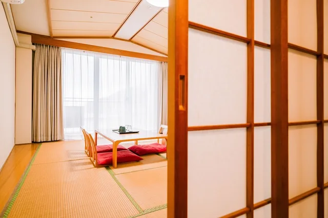 غرفة يابانية بفرشتي فوتون، HOTEL Areaone Koshiki Island 1/4