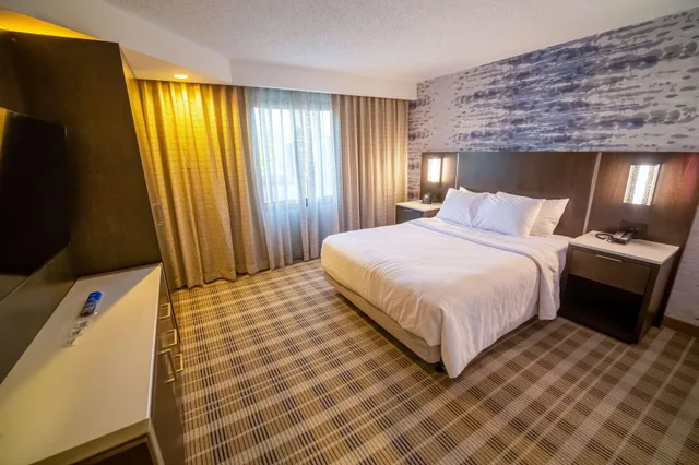 غرفة بسرير كينج بغرفة نوم واحدة لذوي الإعاقة، Embassy Suites by Hilton Kansas City Overland Park 1/7