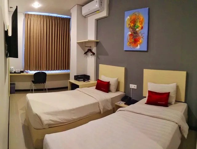 غرفة بسريرين منفصلين، Valore Hotel 3/4