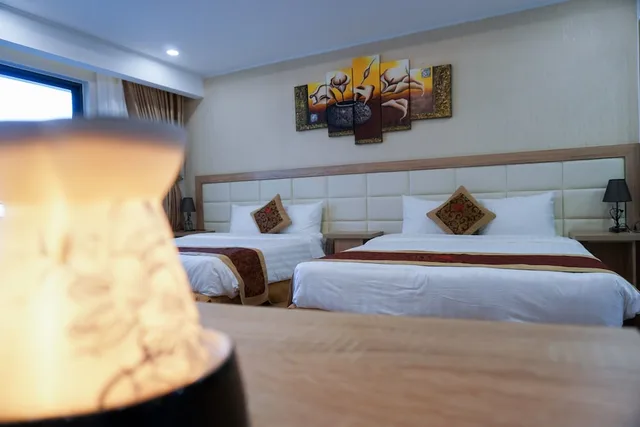 جناح عائلي بسريرين مزدوجين بشرفة، Ruby Hotel 4/6