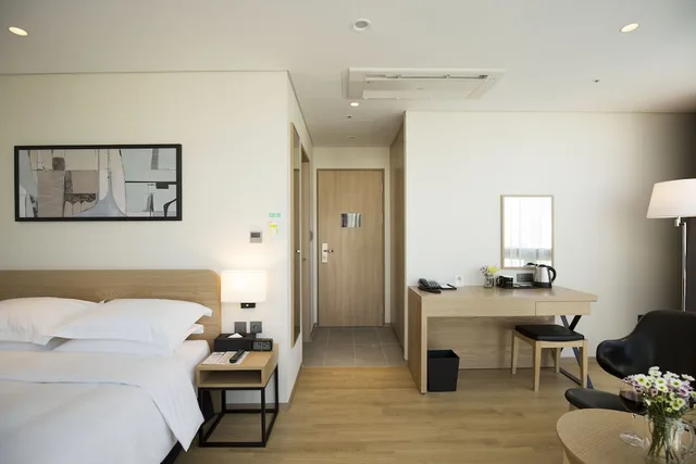 غرفة قياسية بسرير كوين بإطلالة على المدينة، Best Western Haeundae Hotel 3/7
