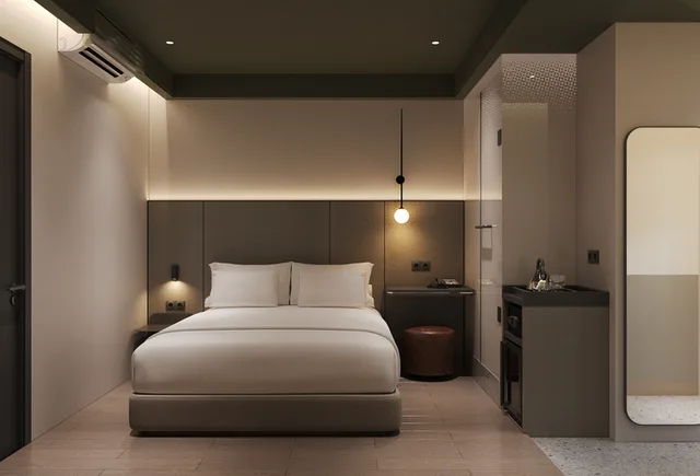 غرفة ديلوكس بسرير كوين، PureJoy Hotel Saigon - Premium 2/3