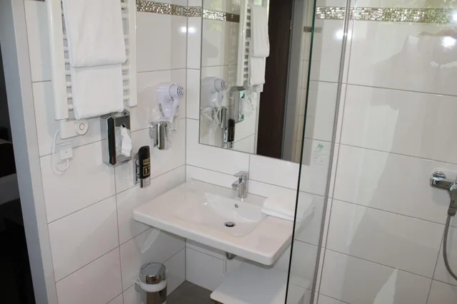 غرفة بسرير مزدوج لذوي الإعاقة، Arena Villa am Wasserpark 4/6