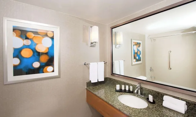 غرفة بسرير مزدوج مع أريكة لذوي الإعاقة، Embassy Suites by Hilton Cincinnati Northeast Blue Ash 7/10