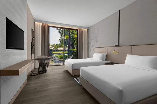 غرفة سوبيريور بسريرين مزدوجين، Courtyard by Marriott Bangkok Suvarnabhumi Airport 1/6