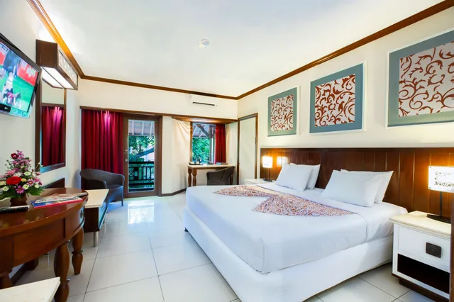 غرفة ديلوكس بسرير مزدوج أو سريرين منفصلين، Bali Garden Beach Resort 1/6