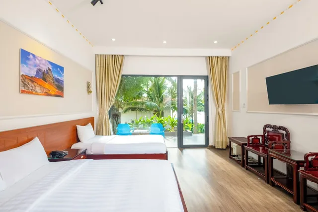 بنغل بسرير كوين بإطلالة على الحديقة، HAWAII RESORT PHU QUOC 2/10