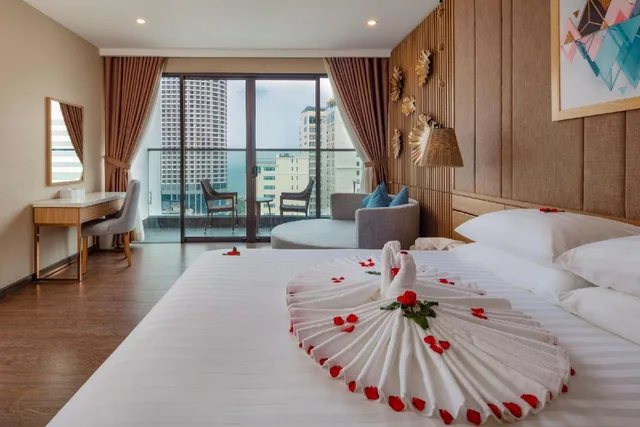 غرفة ديلوكس بسرير مزدوج بإطلالة على البحر، Virgo Hotel 2/5