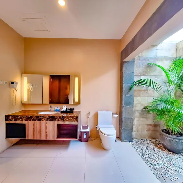 جناح بريميوم بسرير مزدوج، Sekuro Village Beach Resort Jepara 7/7