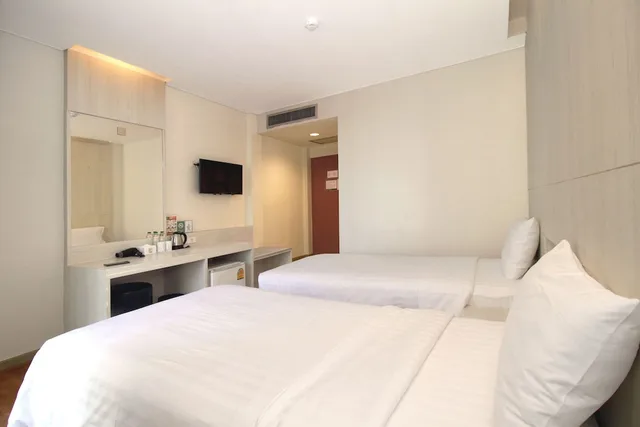 غرفة قياسية بسريرين منفصلين، Ten Stars Hotel Pratunam 4/10