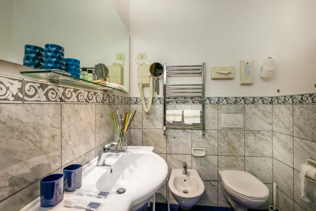 غرفة بسرير مزدوج أو سريرين منفصلين، Hotel Collodi 10/10