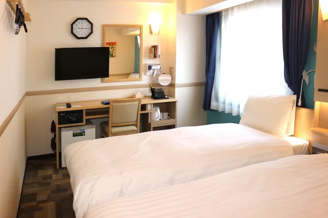 غرفة اقتصادية بسريرين منفصلين، Toyoko Inn Matsudo-eki Higashi-guchi 4/4