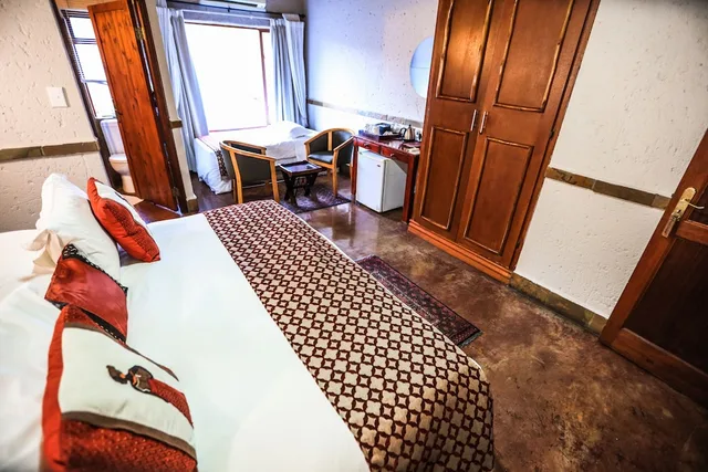 غرفة قياسية بسرير مزدوج بغرفة نوم واحدة، Grand Kruger Lodge And Spa 2/4