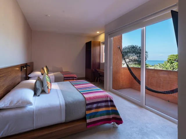 غرفة رباعية بشرفة، Sayulinda Hotel 2/4