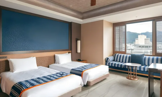 Deluxe, Twin Beds, City Side, Executive Lounge Access, Oriental Hotel 1/1