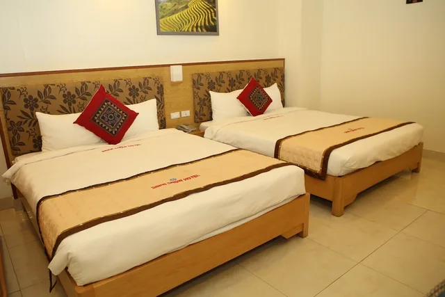 غرفة ديلوكس بسريرين كوين، Sapa Snow Hotel 3/10