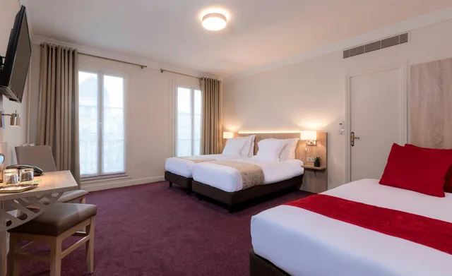 Room, Triple, 1 Double and 1 Single or 3 Single Beds، Hotel Opera Lafayette 6/8