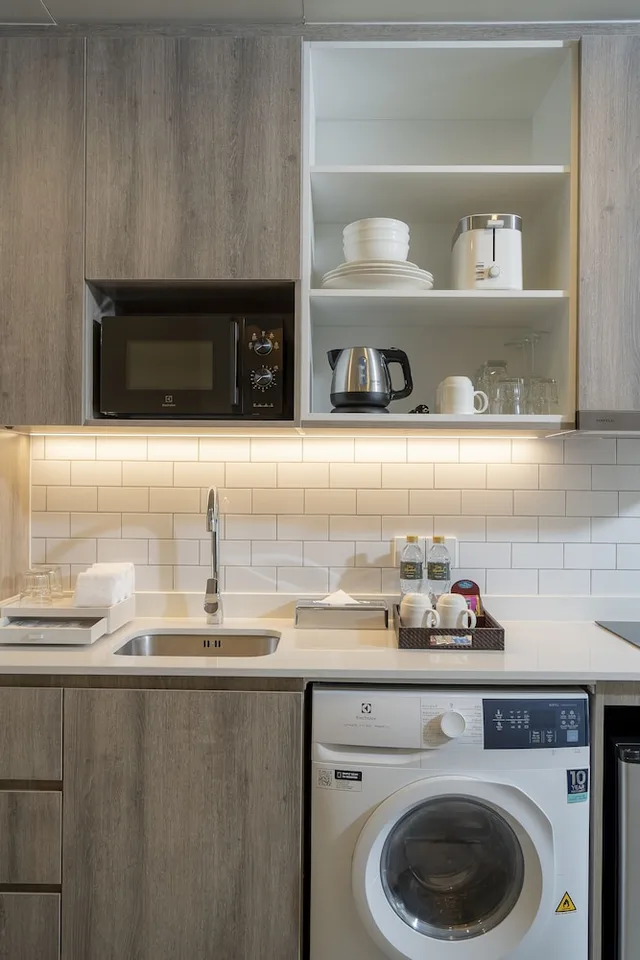 جناح استوديو بسرير كينج بمنطقة جلوس بمطبخ، Staybridge Suites Bangkok Sukhumvit 9/10