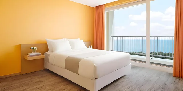 غرفة ملكية بسرير مزدوج بإطلالة على البحر، Hanwha Resort Daecheon Paros 2/2
