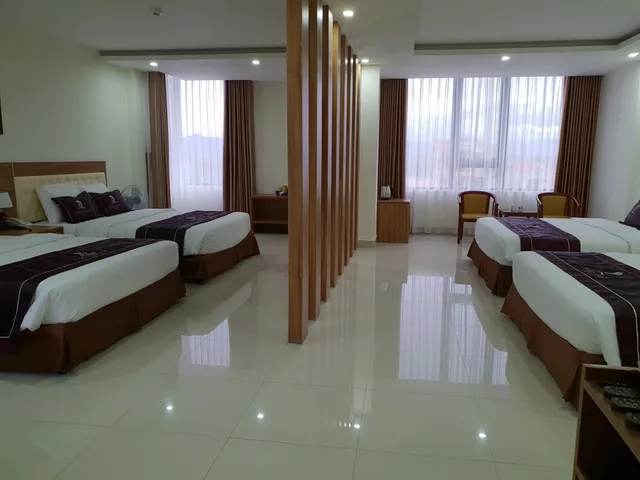 غرفة متصلة بسريرين مزدوجين وسريرين مزدوجين، Phu Cuong Beach Hotel 2/7
