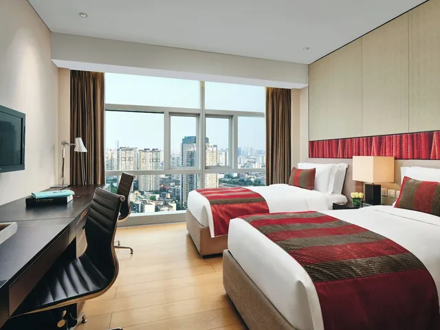 جناح بسرير كينج وسرير كوين وسرير فردي بـ3 غرف نوم، Grand ParcVue Hotel Residence Chengdu 1/2