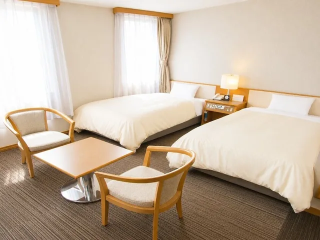 Room, Twin Beds, Smoking, Center Hotel Mihara 1/7