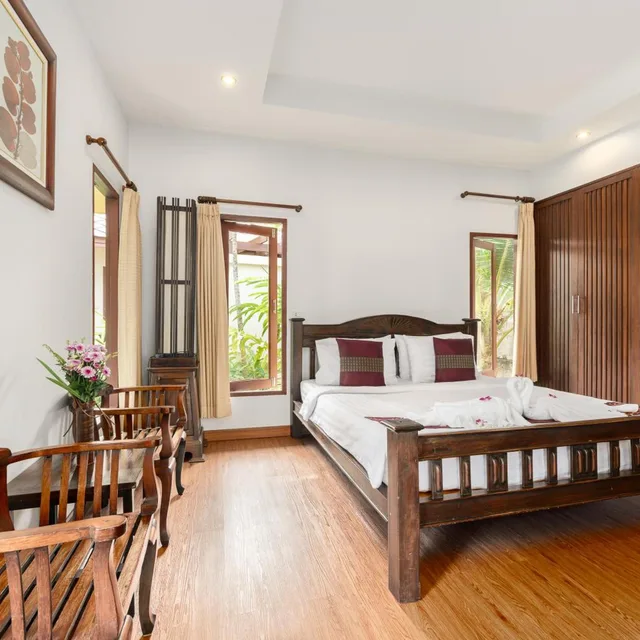 بنغل بإطلالة على البحر بغرفة نوم واحدة، Promtsuk Buri Resort 1/5