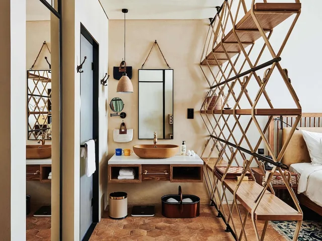 Glamping, Twin Beds, Large، 25hours Hotel Dubai One Central 7/9