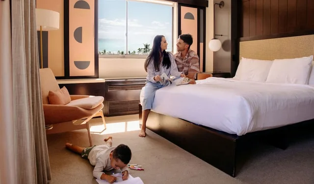 غرفة بسرير كينج بإطلالة على البحر، Hotel Renew 2/10