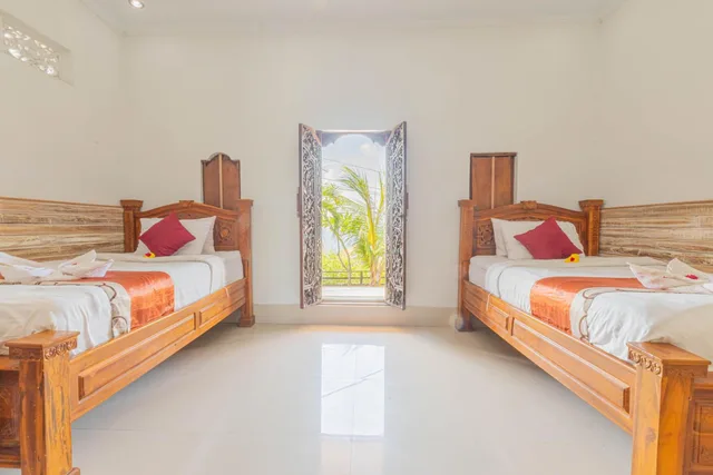 غرفة بسريرين منفصلين بإطلالة على البحر، Manta Cottage Seaview Plus 2/6