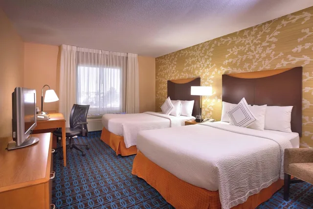 غرفة بسريرين مزدوجين، Fairfield Inn Suites Gillette 3/9
