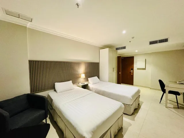 غرفة قياسية بسرير مزدوج أو سريرين منفصلين، Times Square Suite 3/6