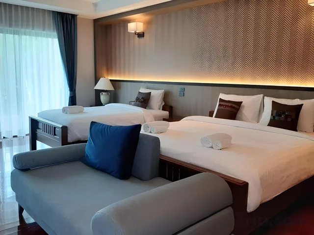Pool, Villa, 1 Queen and 1 Single Bed، Buraphat Resort 1/2