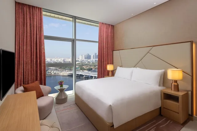 شقة بسريرين منفصلين وسريرين كينج بـ3 غرف نوم، Hilton Dubai Creek Hotel & Residences 1/10
