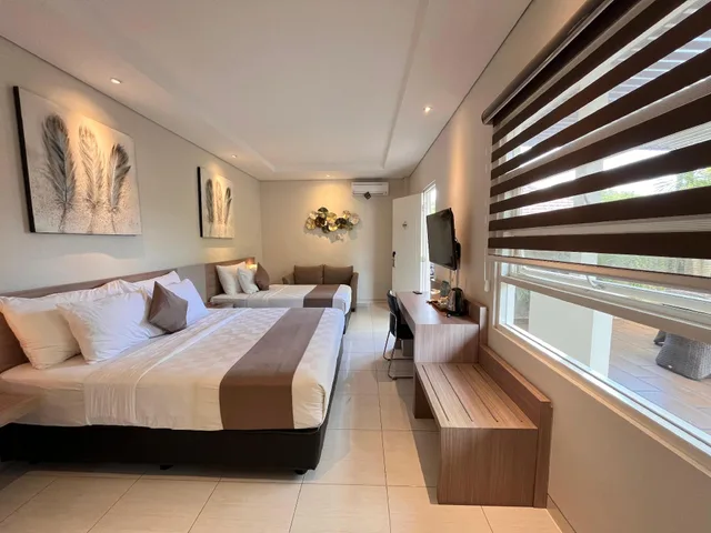 غرفة عائلية بسرير كينج وسرير فردي، Doho Homestay 1/2