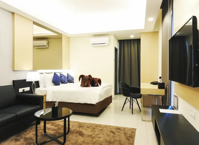 غرفة بريميير بسرير كوين، Grand Ion Delemen Hotel 1/2