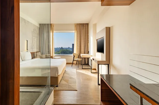 غرفة قياسية بسرير كوين، Hotel Temple Tree 3/4