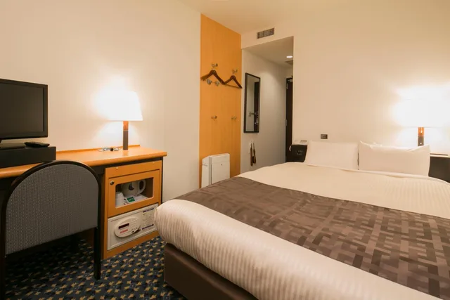 غرفة قياسية بسرير مزدوج للمدخنين، Premier Hotel Cabin Sapporo Ex Natural Spa Hotel Paco Junior Susukino 1/2