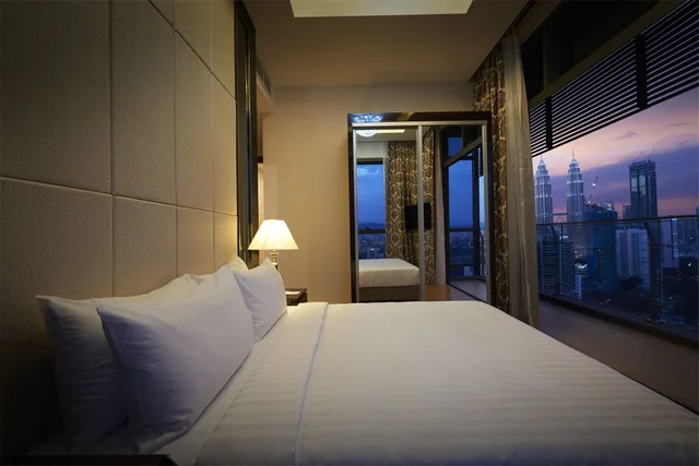 2 Bedrooms, Premier, Residence, Suite, 1 Queen and 1 Single Bed، Dorsett Residences Bukit Bintang Dorsett Kuala Lumpur 3/4