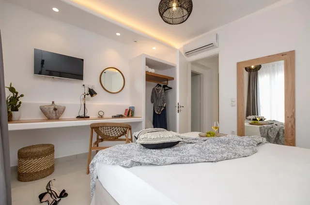جناح سوبيريور بسريرين كوين بإطلالة على البحر بغرفتي نوم بمسبح خاص، Sea & Olives Holiday Villas 7/10
